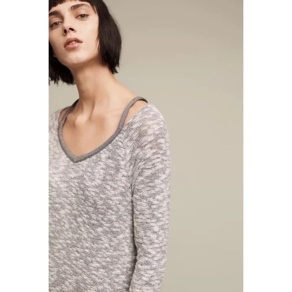 Anthropologie Saturday/Sunday Textured Anka Drop Waist Dress Size S - Picture 2 of 12